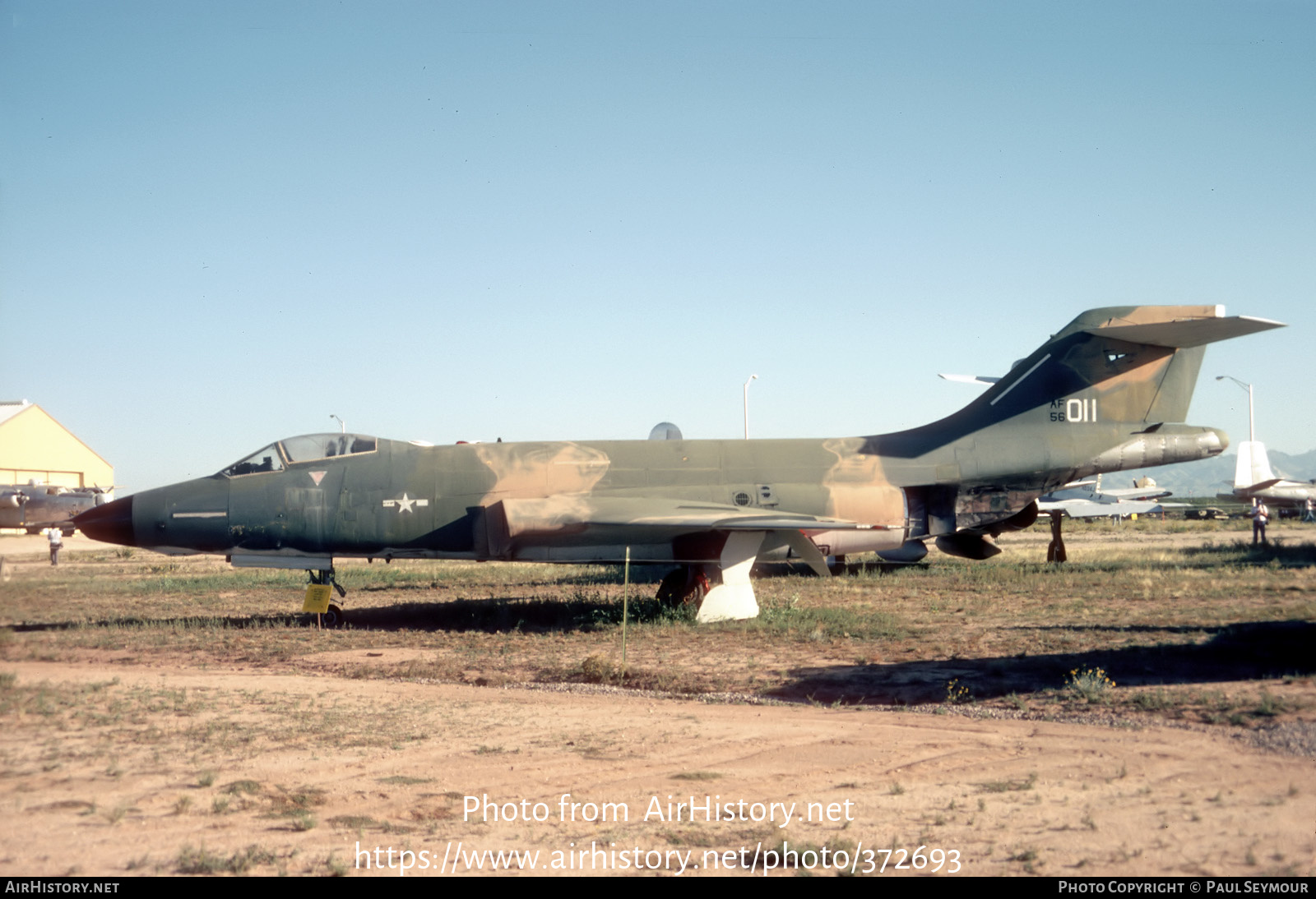 Aircraft Photo of 56-011 / AF56-011 | McDonnell RF-101H Voodoo | USA - Air Force | AirHistory.net #372693