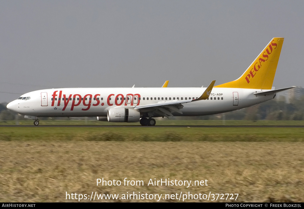 Aircraft Photo of TC-ADP | Boeing 737-82R | Pegasus Airlines | AirHistory.net #372727