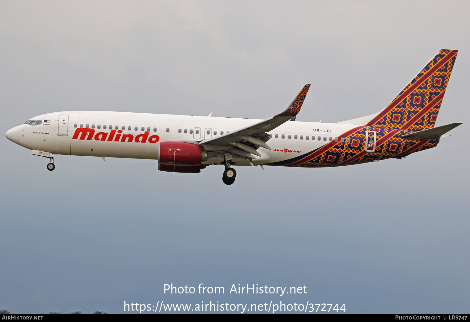 Aircraft Photo of 9M-LCF | Boeing 737-8GP | Malindo Air | AirHistory.net #372744