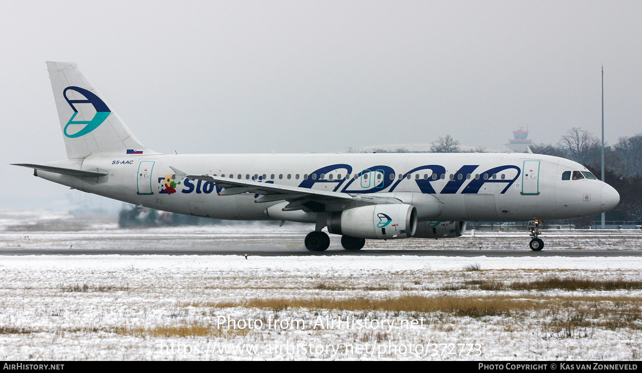 Aircraft Photo of S5-AAC | Airbus A320-231 | Adria Airways | AirHistory.net #372773