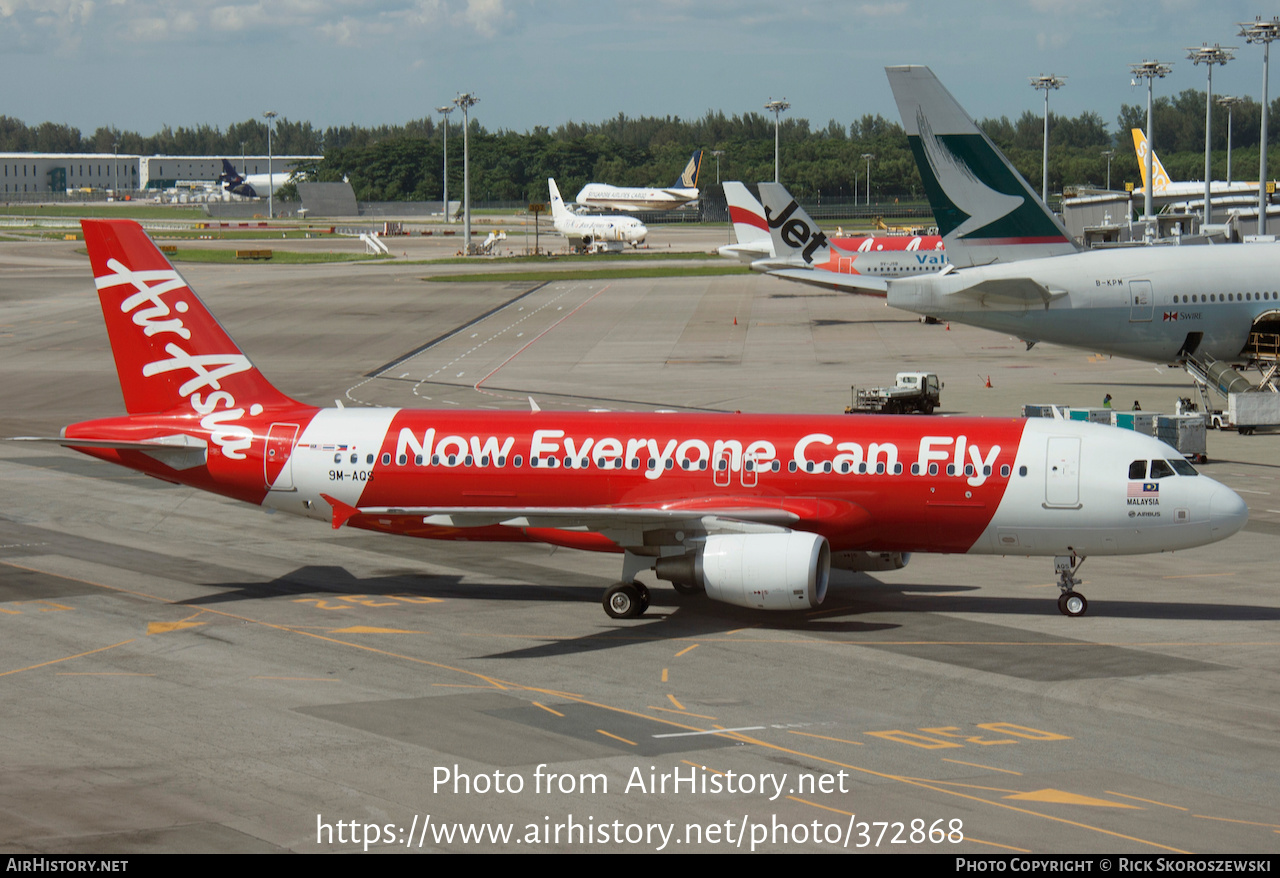 Aircraft Photo of 9M-AQS | Airbus A320-216 | AirAsia | AirHistory.net #372868