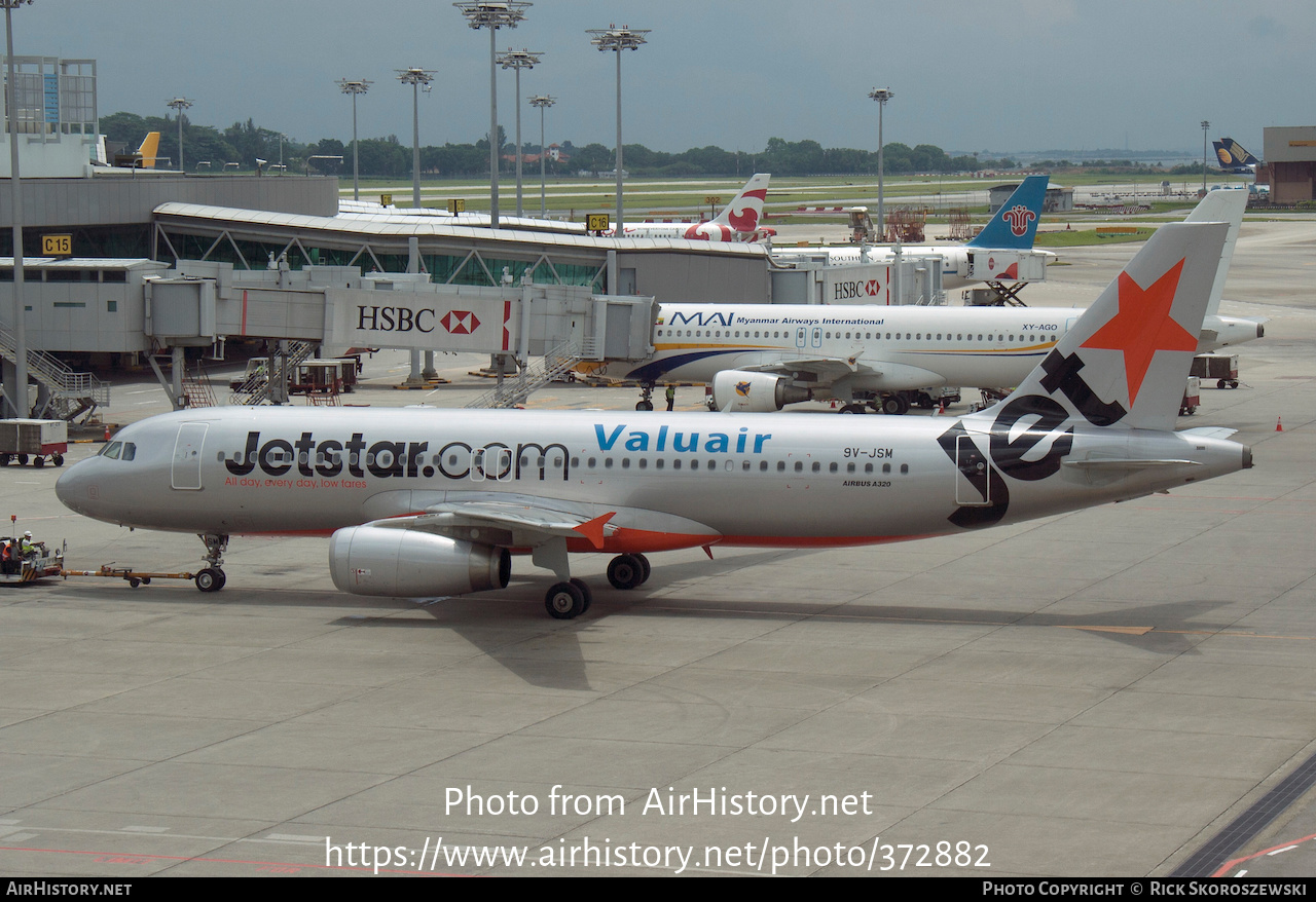 Aircraft Photo of 9V-JSM | Airbus A320-232 | Jetstar Airways | Valuair | AirHistory.net #372882