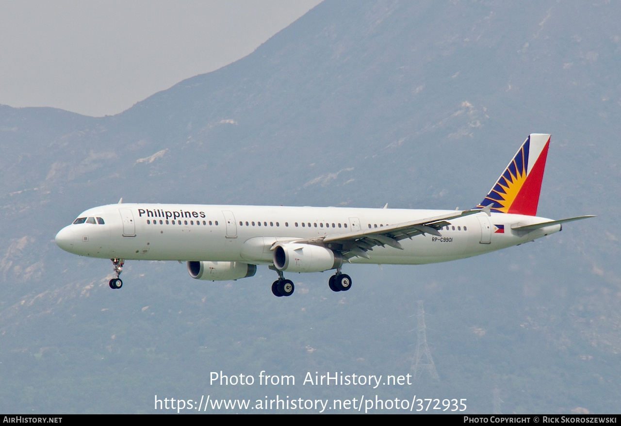 Aircraft Photo of RP-C9901 | Airbus A321-231 | Philippine Airlines | AirHistory.net #372935