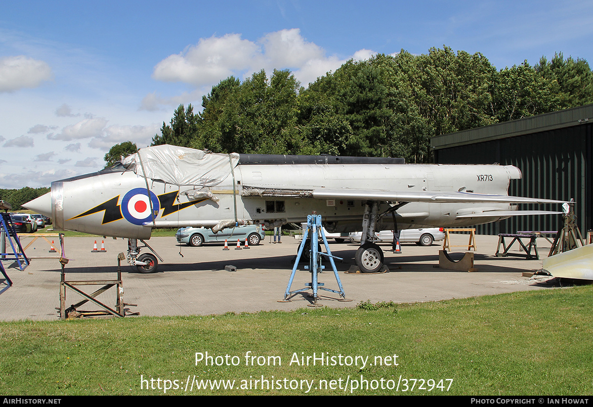 Aircraft Photo of XR713 | English Electric Lightning F3 | UK - Air Force | AirHistory.net #372947