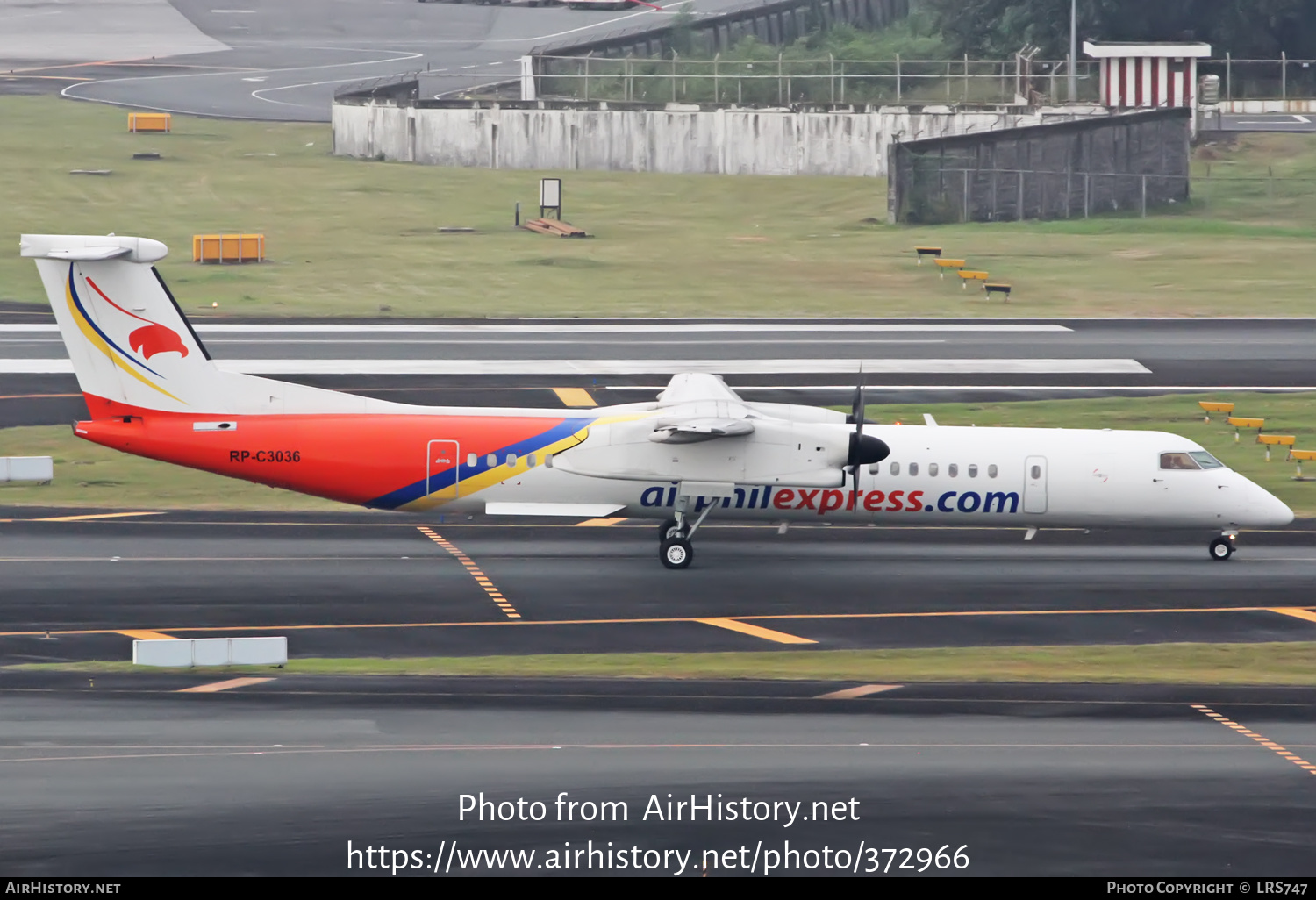 Aircraft Photo of RP-C3036 | Bombardier DHC-8-402 Dash 8 | Airphil Express | AirHistory.net #372966