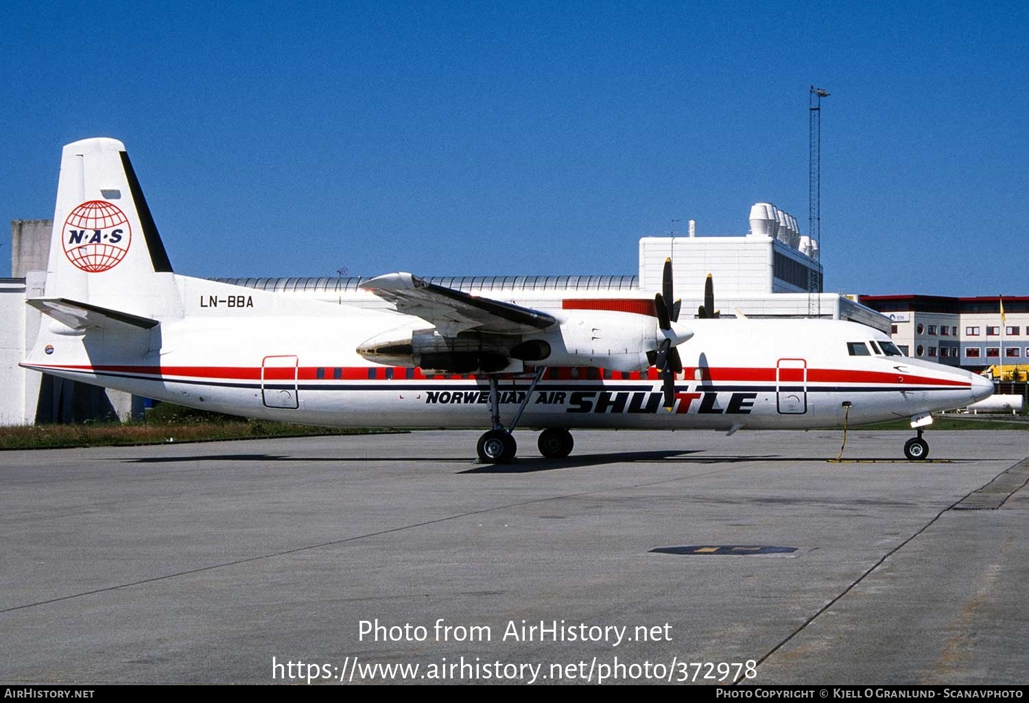 Aircraft Photo of LN-BBA | Fokker 50 | Norwegian Air Shuttle - NAS | AirHistory.net #372978