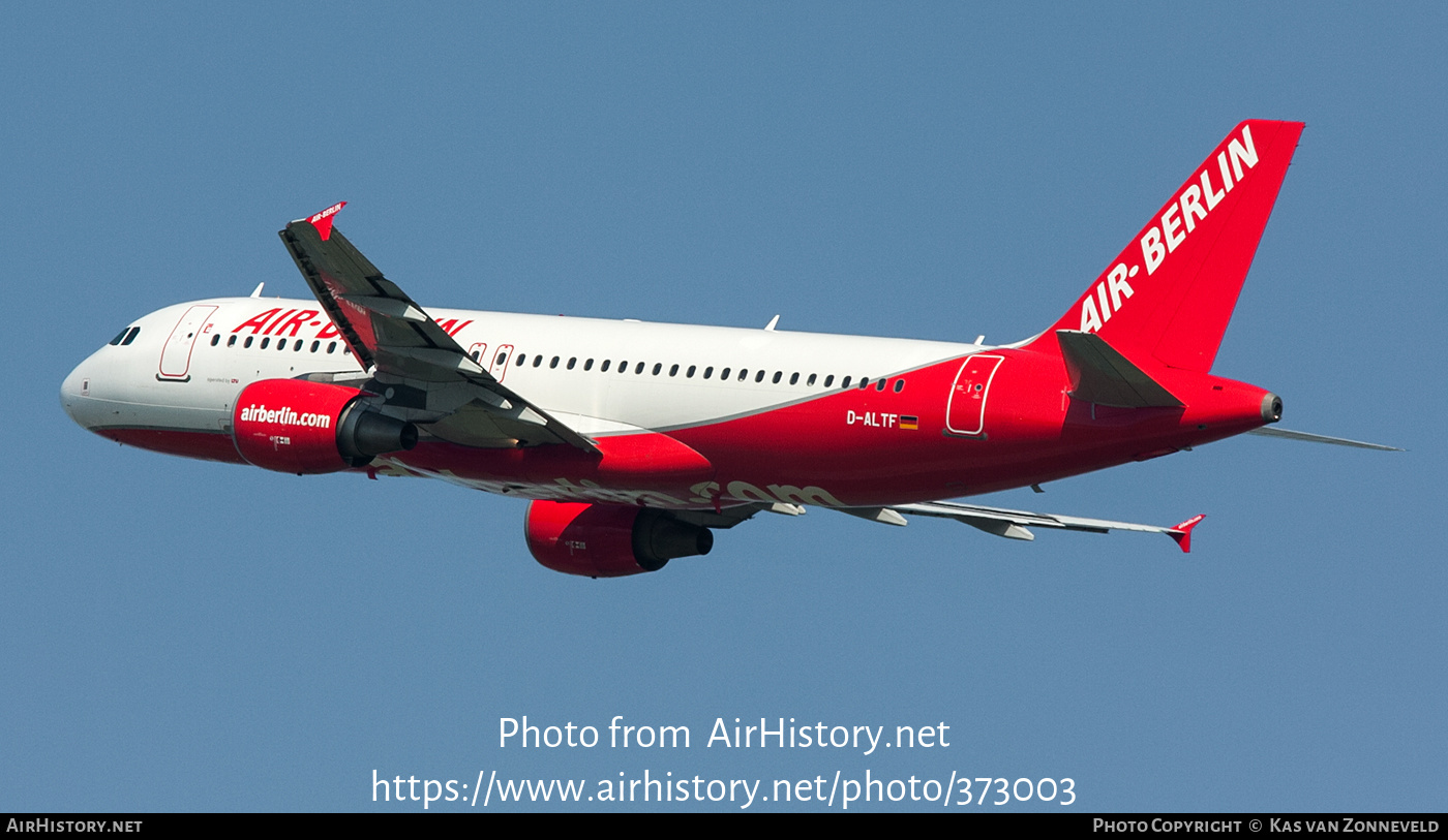 Aircraft Photo of D-ALTF | Airbus A320-214 | Air Berlin | AirHistory.net #373003