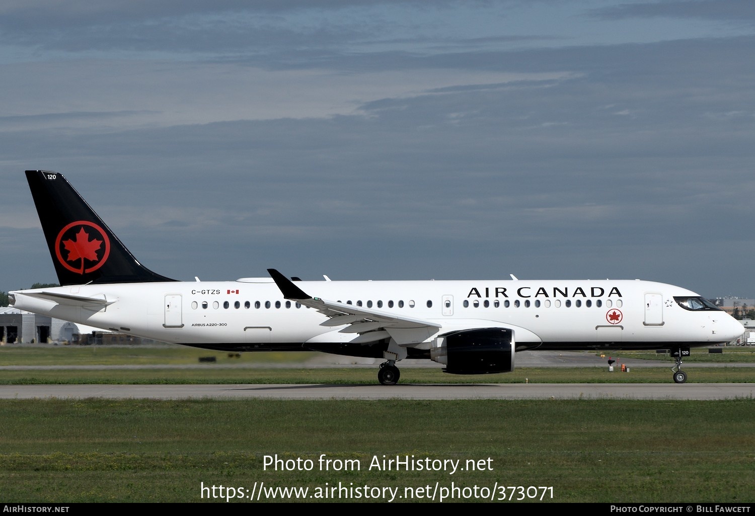 Aircraft Photo of C-GTZS | Airbus A220-371 (BD-500-1A11) | Air Canada | AirHistory.net #373071