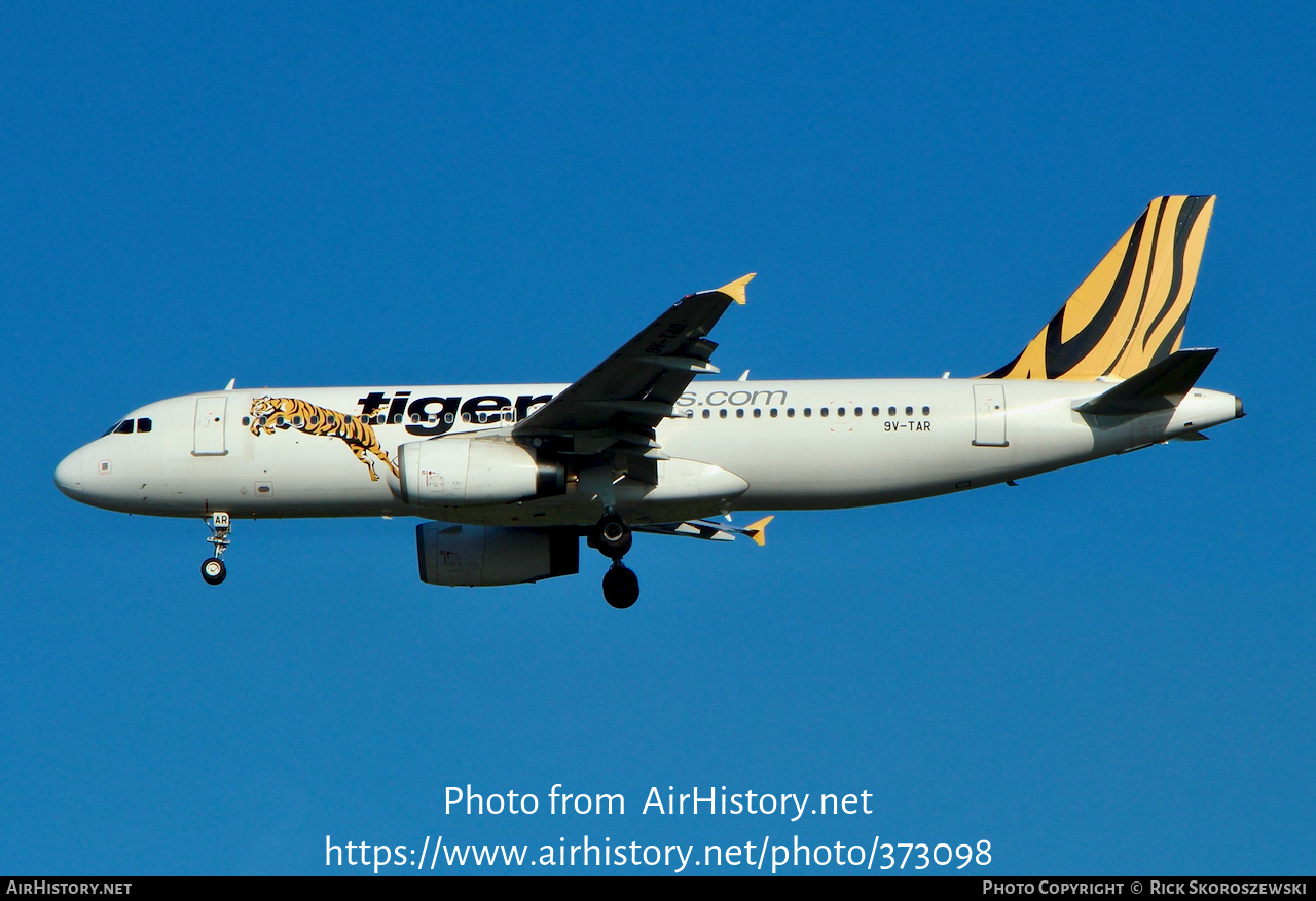 Aircraft Photo of 9V-TAR | Airbus A320-232 | Tigerair | AirHistory.net #373098