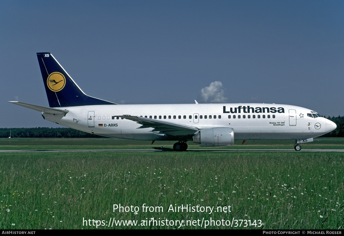 Aircraft Photo of D-ABXS | Boeing 737-330 | Lufthansa | AirHistory.net #373143