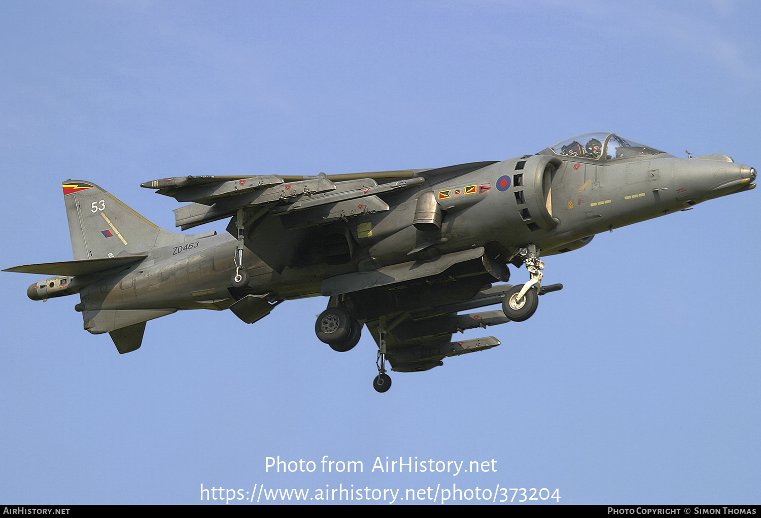 Aircraft Photo of ZD463 | British Aerospace Harrier GR7 | UK - Air Force | AirHistory.net #373204