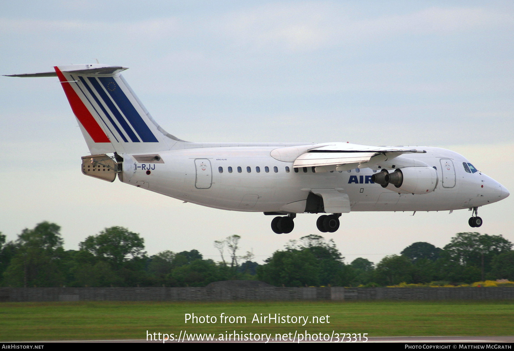 Aircraft Photo of EI-RJJ | British Aerospace Avro 146-RJ85 | Air France | AirHistory.net #373315