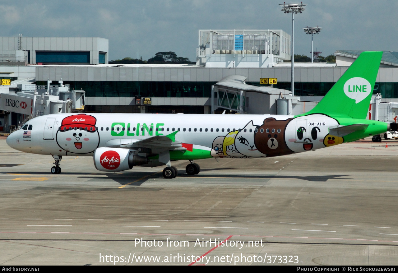 Aircraft Photo of 9M-AHR | Airbus A320-216 | AirAsia | AirHistory.net #373323