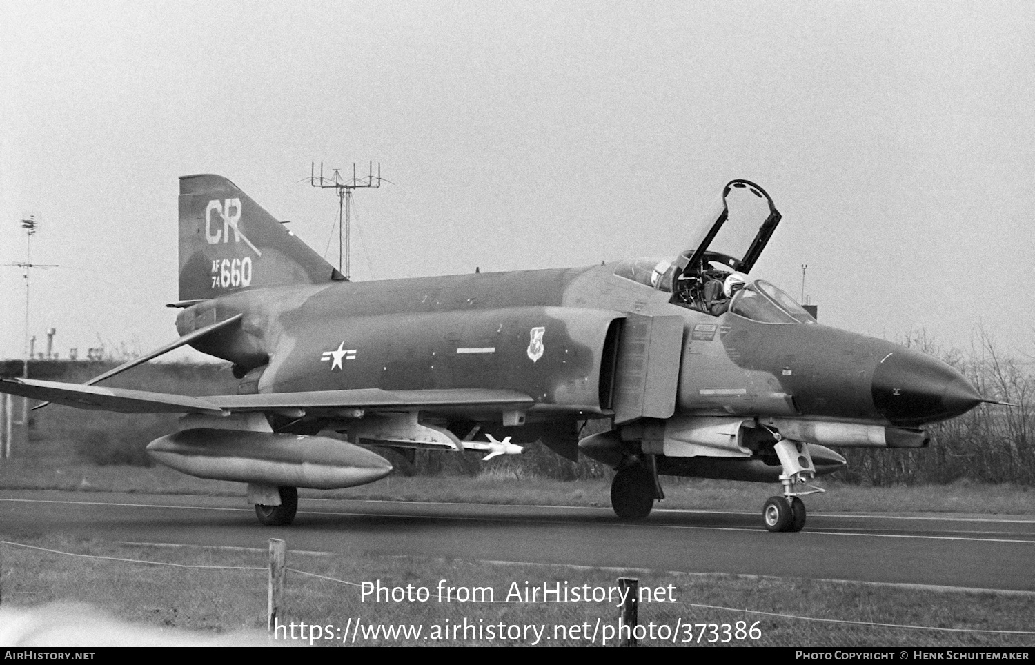 Aircraft Photo of 74-0660 / AF74-660 | McDonnell Douglas F-4E Phantom II | USA - Air Force | AirHistory.net #373386