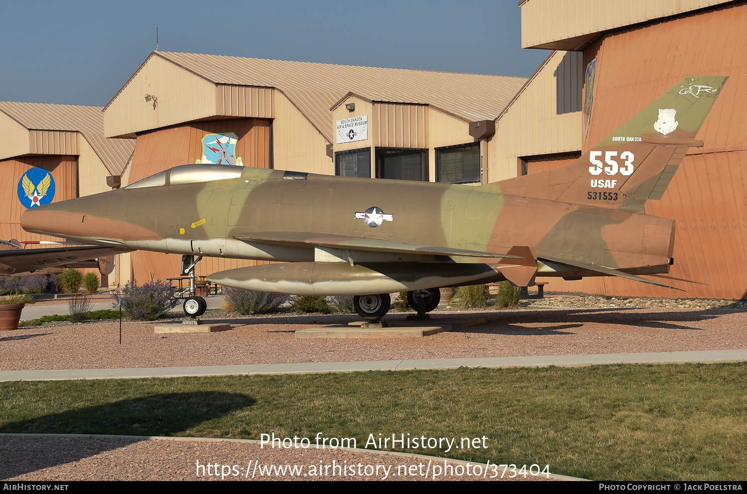 Aircraft Photo of 53-1553 / 531553 | North American F-100A Super Sabre | USA - Air Force | AirHistory.net #373404