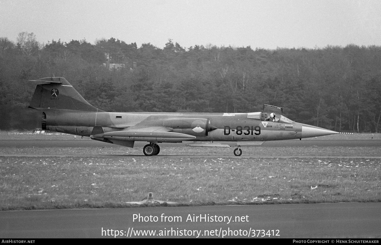 Aircraft Photo of D-8319 | Lockheed F-104G Starfighter | Netherlands - Air Force | AirHistory.net #373412