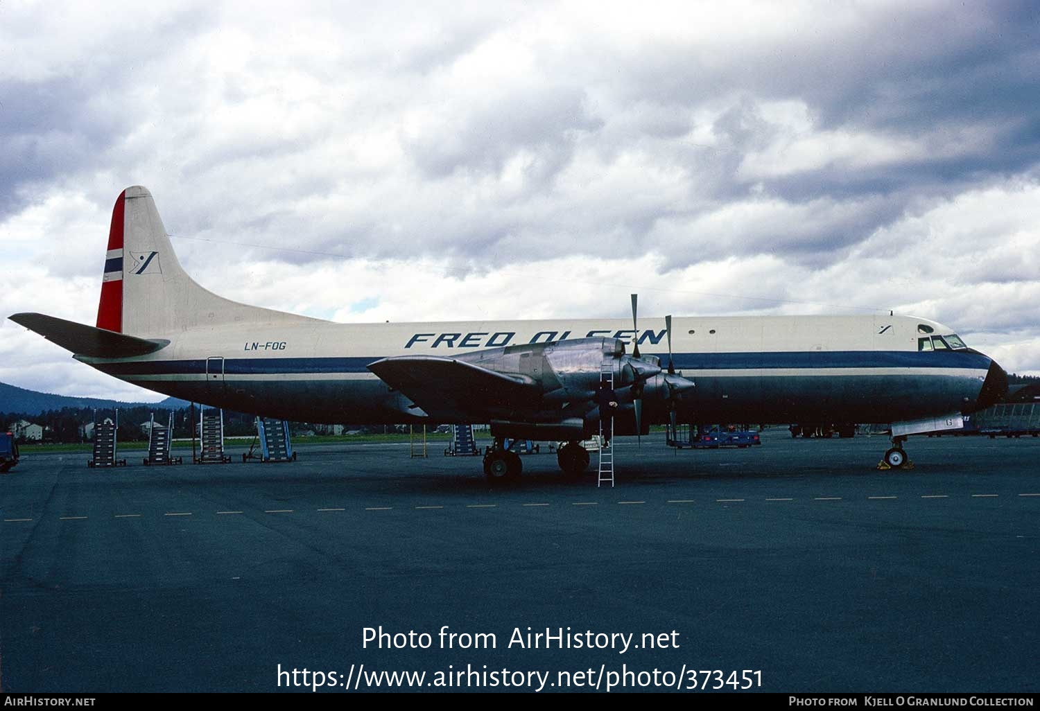 Aircraft Photo of LN-FOG | Lockheed L-188A(F) Electra | Fred. Olsen | AirHistory.net #373451