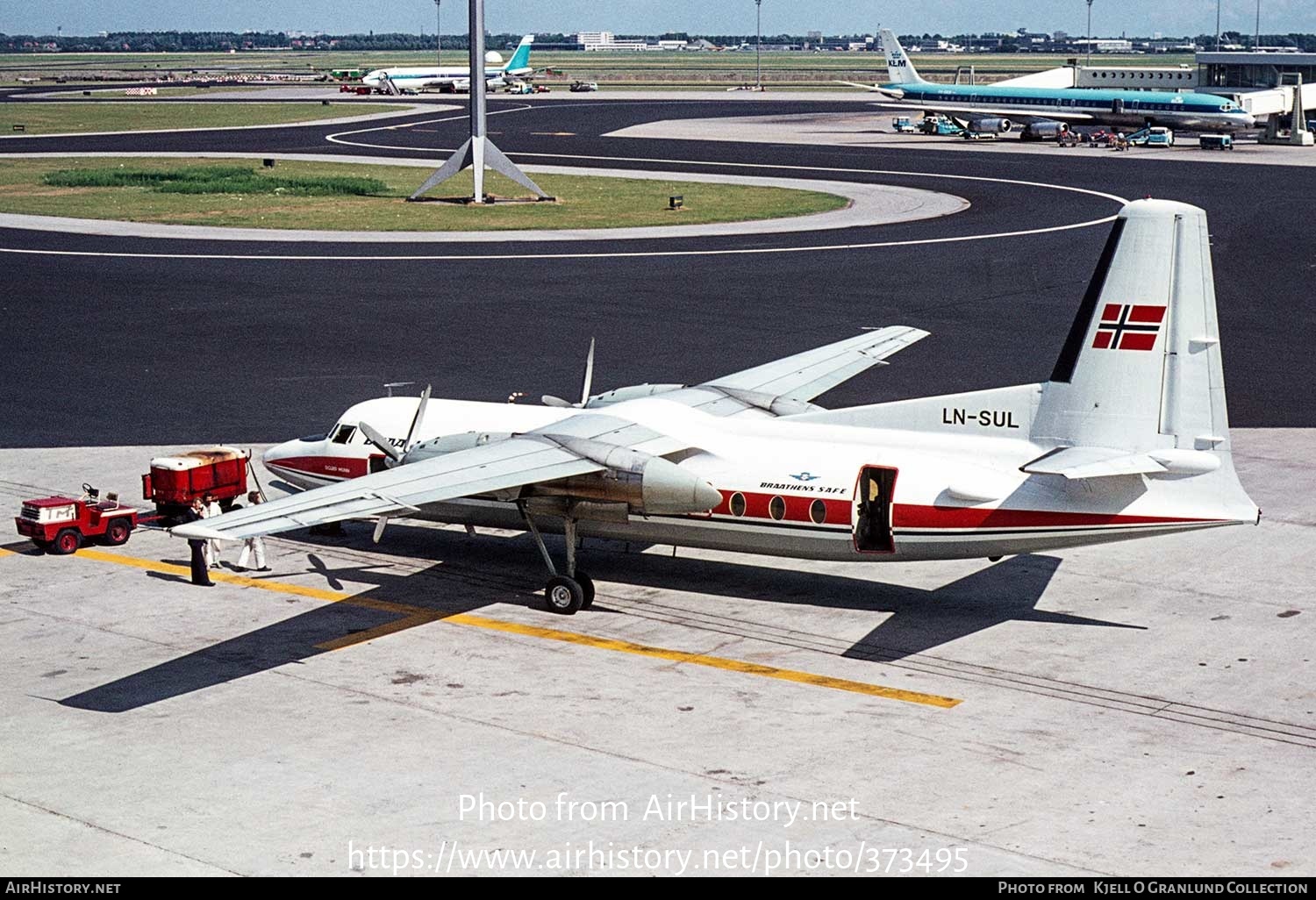 Aircraft Photo of LN-SUL | Fokker F27-100 Friendship | Braathens SAFE | AirHistory.net #373495