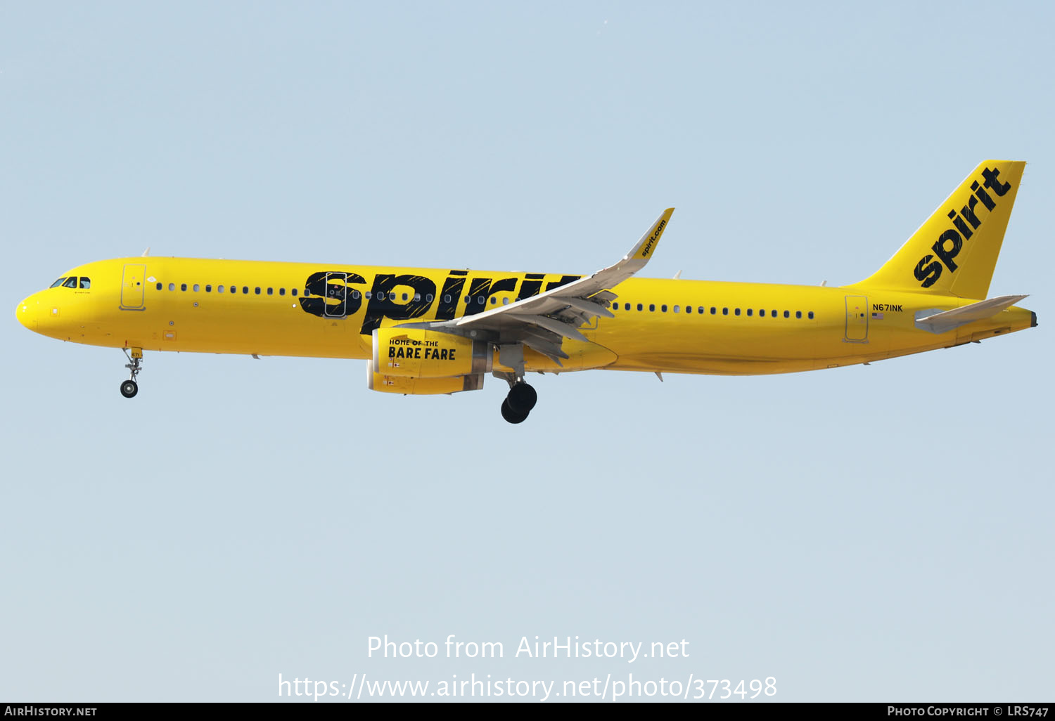 Aircraft Photo of N671NK | Airbus A321-231 | Spirit Airlines | AirHistory.net #373498