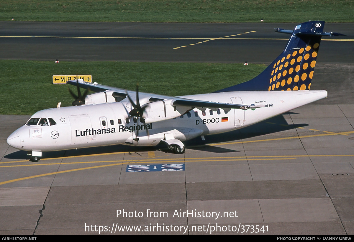 Aircraft Photo of D-BOOO | ATR ATR-42-500 | Lufthansa Regional | AirHistory.net #373541