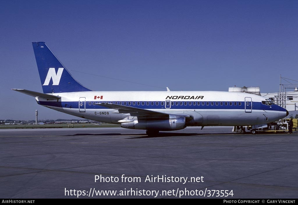 Aircraft Photo of C-GNDS | Boeing 737-2Q8/Adv | Nordair | AirHistory.net #373554