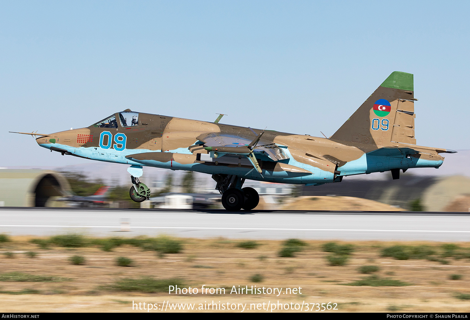 Aircraft Photo of 09 blue | Sukhoi Su-25 | Azerbaijan - Air Force | AirHistory.net #373562