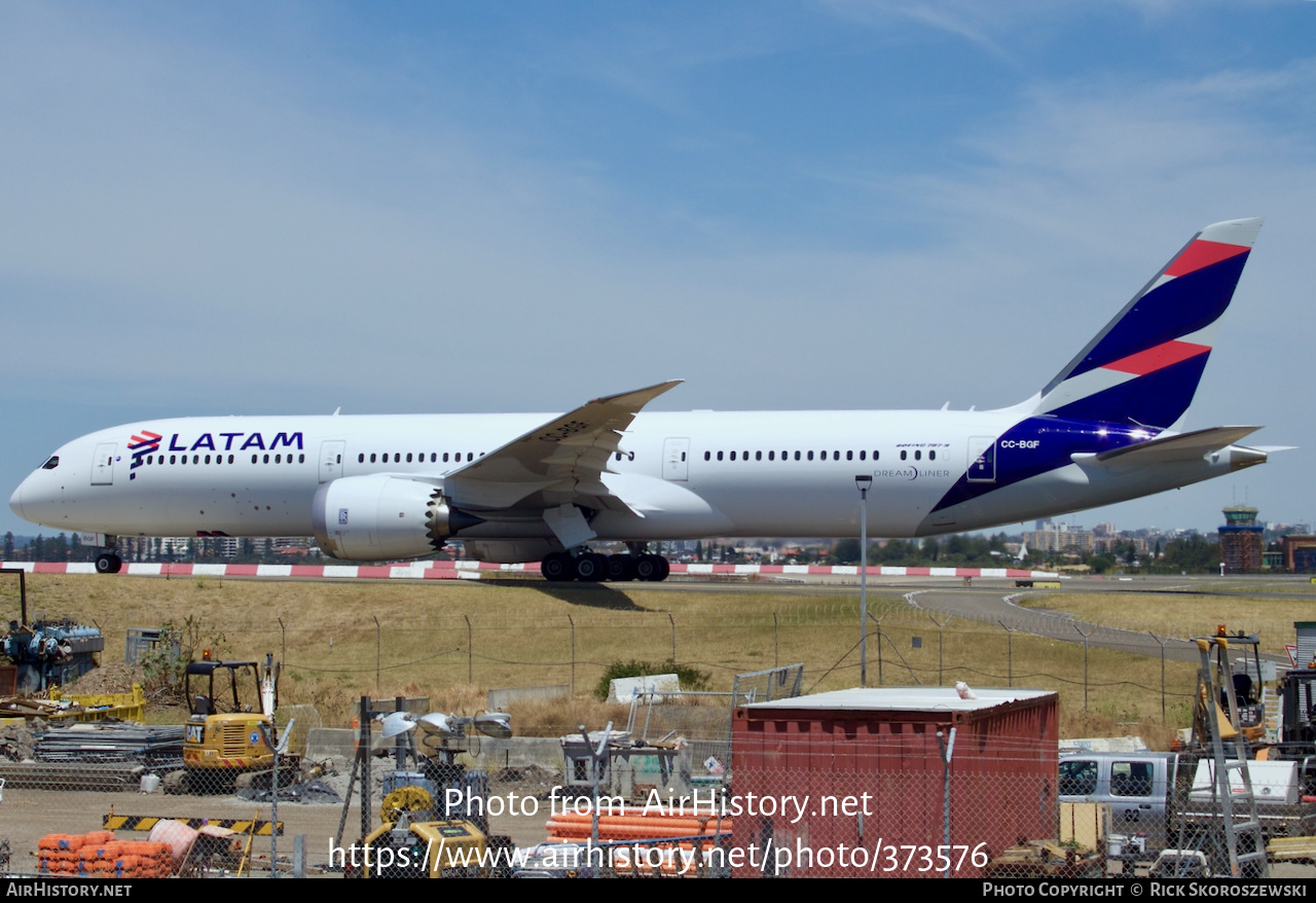 Aircraft Photo of CC-BGF | Boeing 787-9 Dreamliner | LATAM Airlines | AirHistory.net #373576