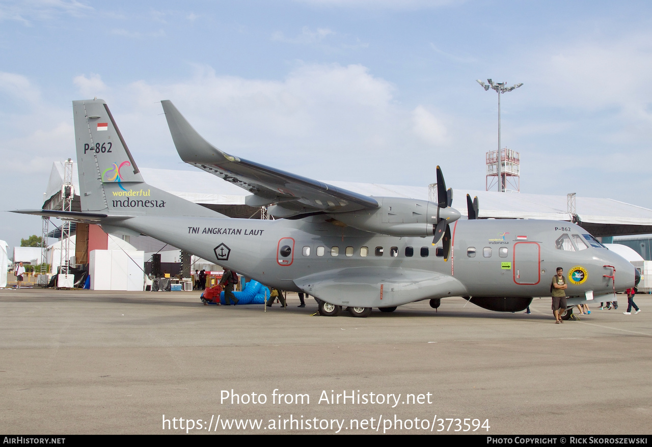 Aircraft Photo of P-862 | CASA/IPTN CN235-220 | Indonesia - Navy | AirHistory.net #373594