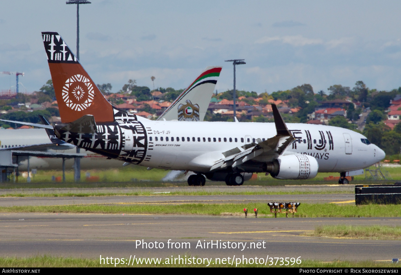 Aircraft Photo of DQ-FJF | Boeing 737-7X2 | Fiji Airways | AirHistory.net #373596