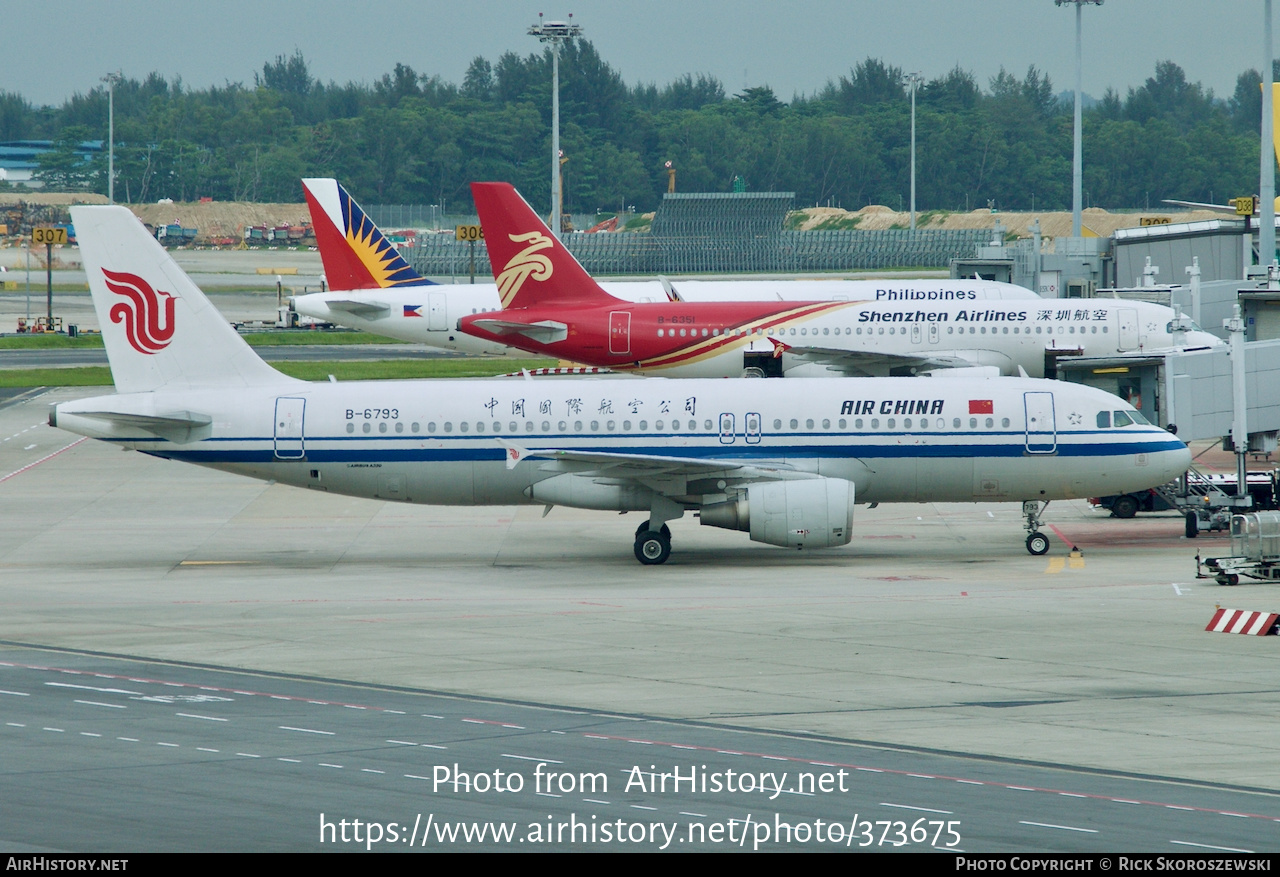 Aircraft Photo of B-6793 | Airbus A320-232 | Air China | AirHistory.net #373675