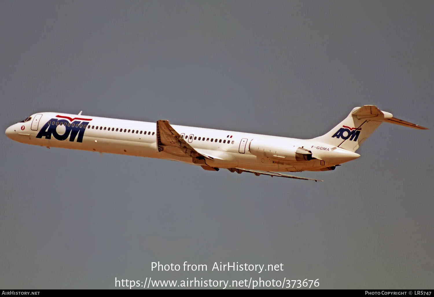 Aircraft Photo of F-GGMA | McDonnell Douglas MD-83 (DC-9-83) | AOM French Airlines | AirHistory.net #373676