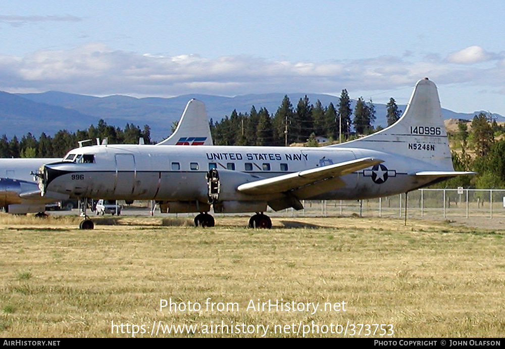 Aircraft Photo of N5248N / 140996 | Convair C-131F | AirHistory.net #373753