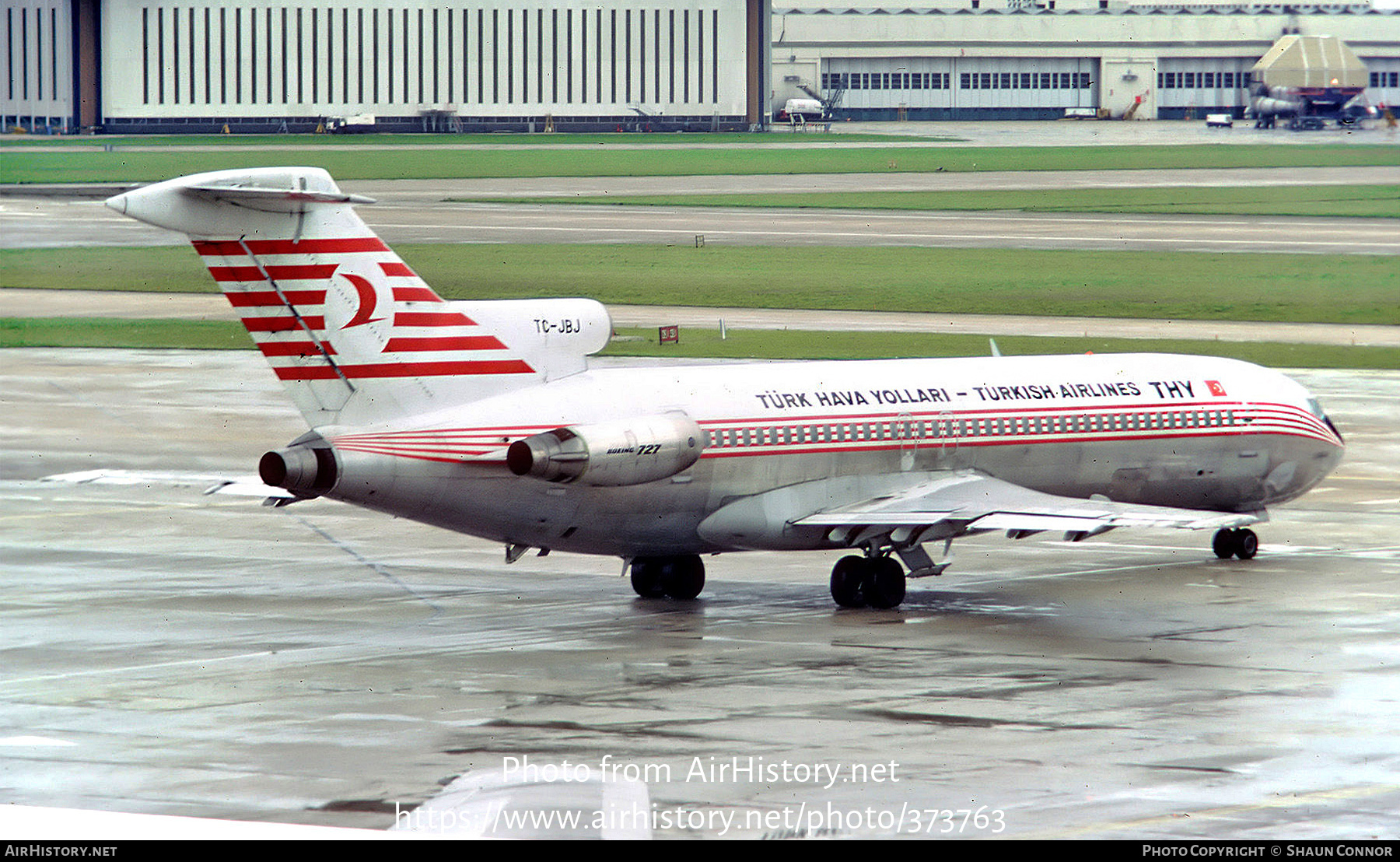 Aircraft Photo of TC-JBJ | Boeing 727-2F2/Adv | THY Türk Hava Yolları - Turkish Airlines | AirHistory.net #373763