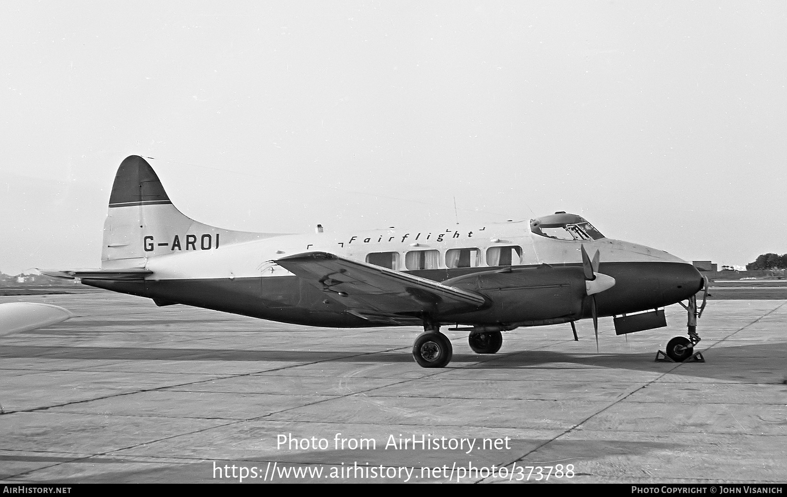 Aircraft Photo of G-AROI | De Havilland D.H. 104 Dove 5 | Fairflight | AirHistory.net #373788