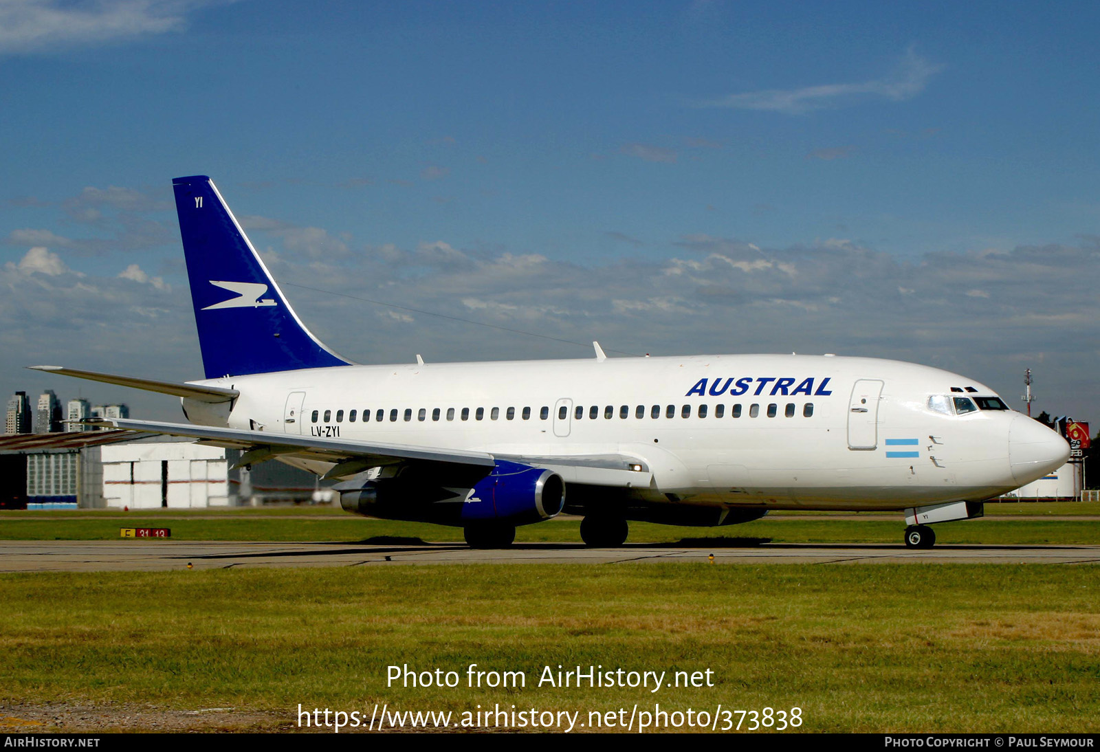 Aircraft Photo of LV-ZYI | Boeing 737-228/Adv | Austral Líneas Aéreas | AirHistory.net #373838