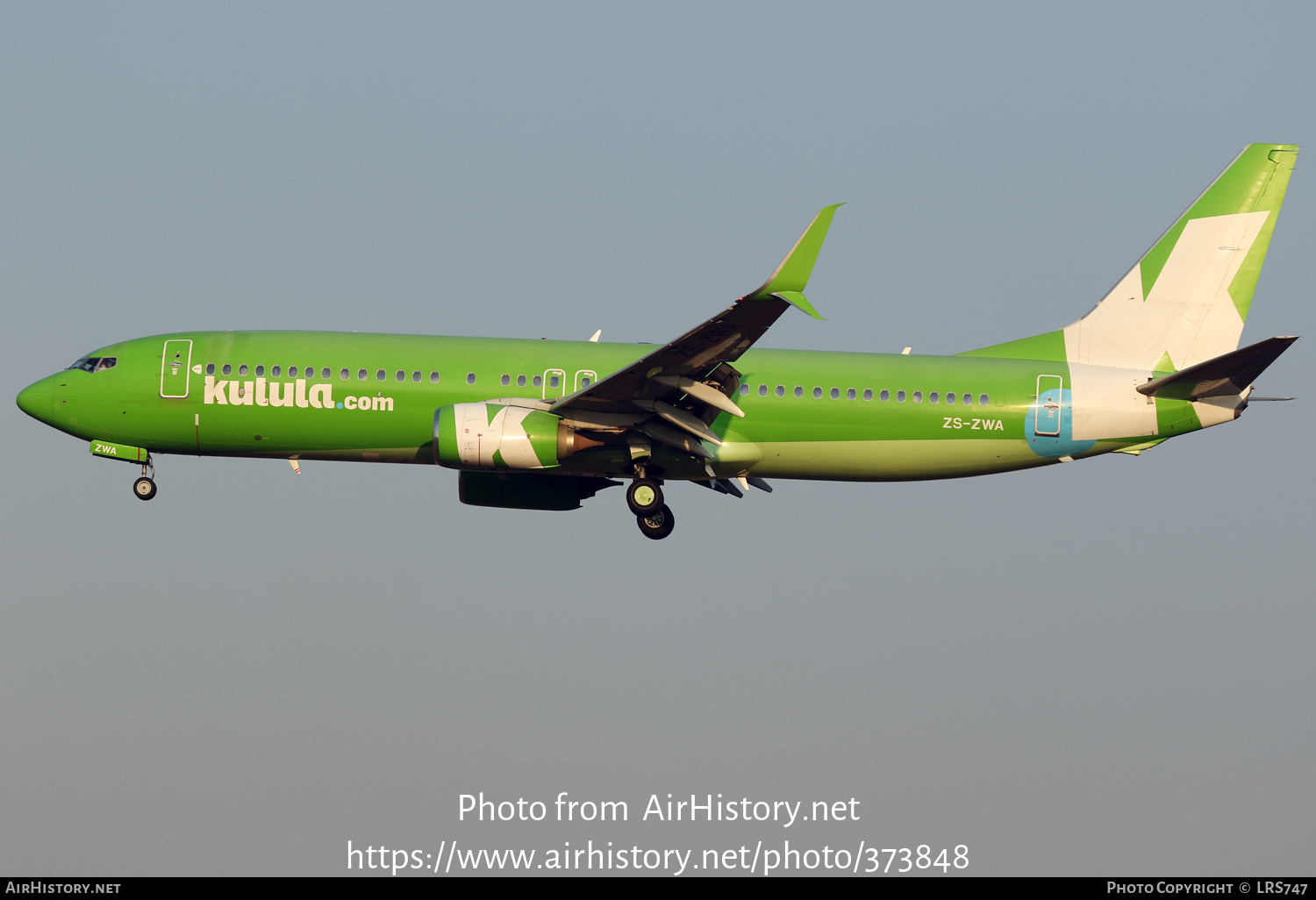 Aircraft Photo of ZS-ZWA | Boeing 737-8LD | Kulula | AirHistory.net #373848