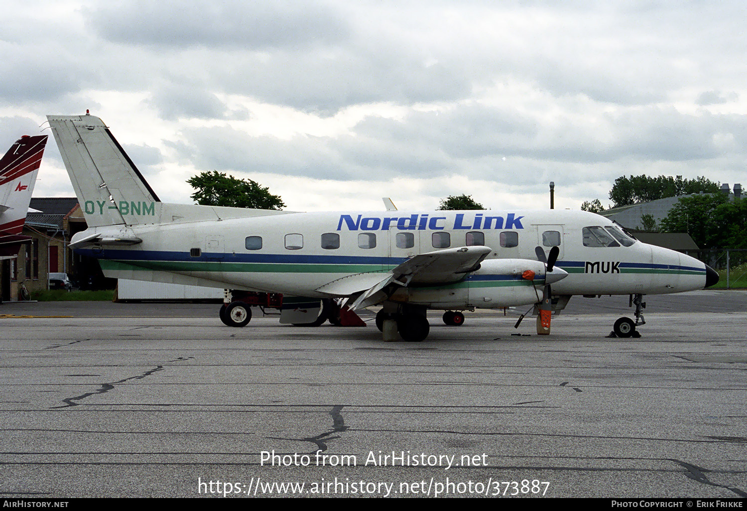 Aircraft Photo of OY-BNM | Embraer EMB-110P2 Bandeirante | Muk Air | Nordic Link | AirHistory.net #373887