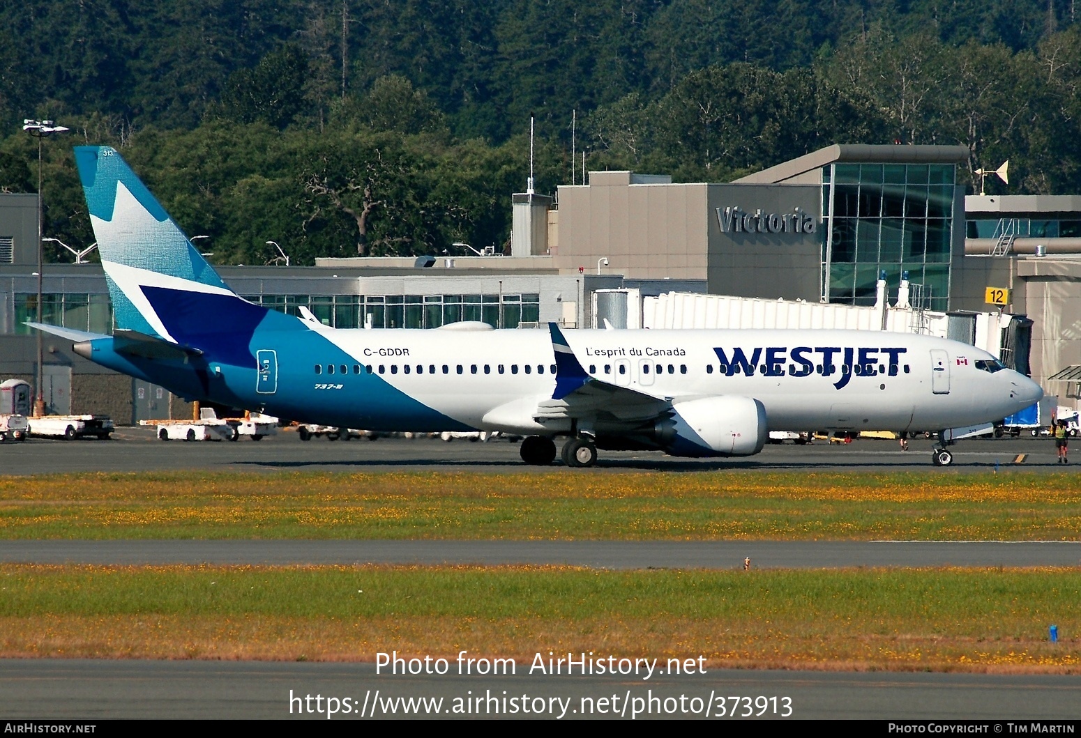 Aircraft Photo of C-GDDR | Boeing 737-8 Max 8 | WestJet | AirHistory.net #373913