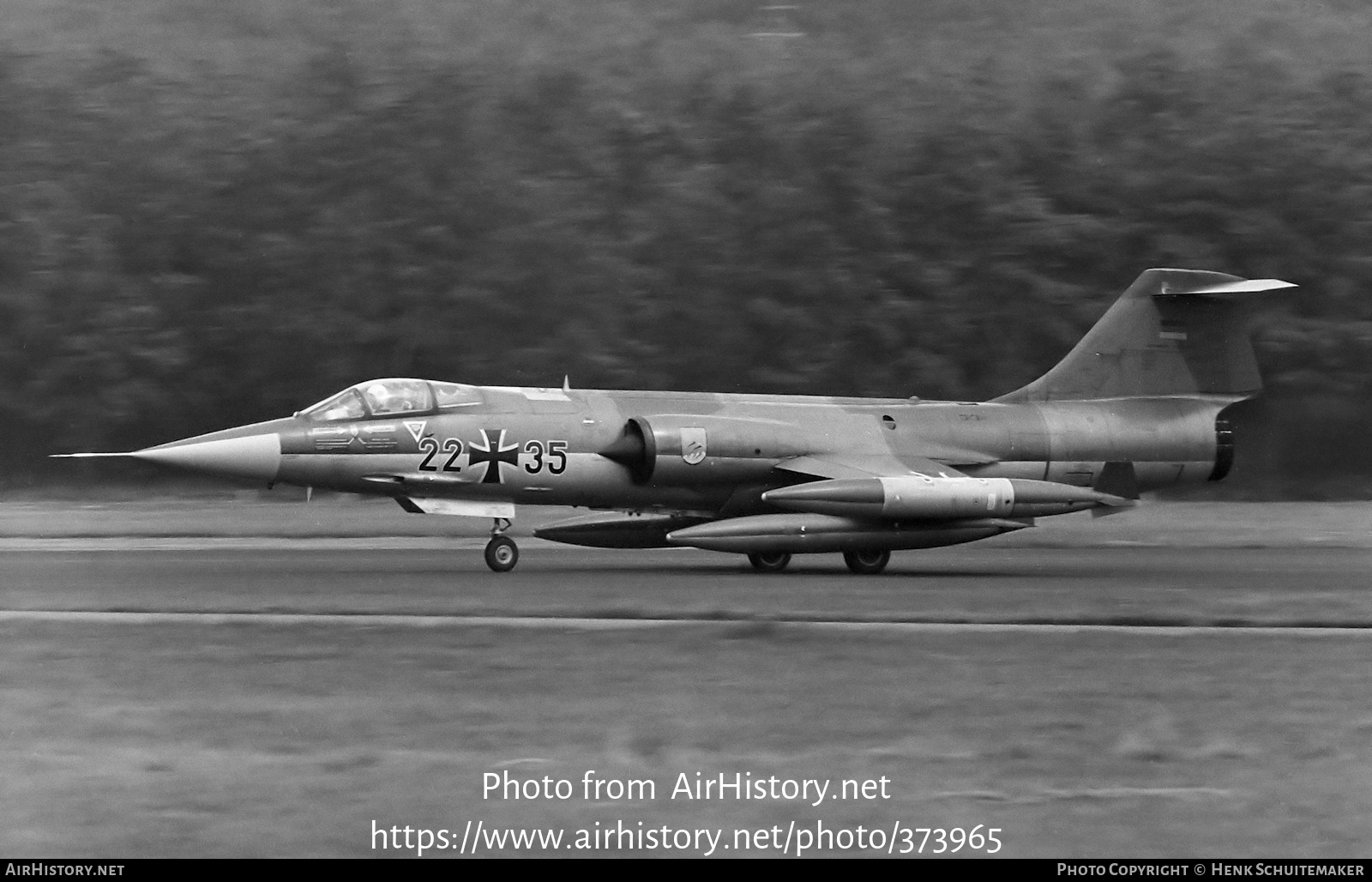 Aircraft Photo of 2235 | Lockheed F-104G Starfighter | Germany - Air Force | AirHistory.net #373965