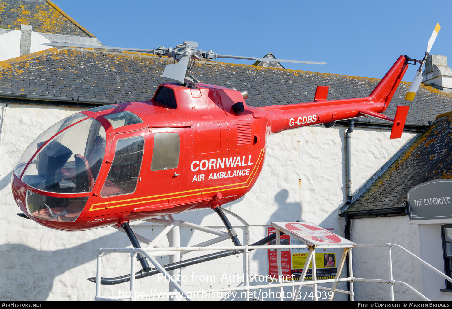 Aircraft Photo of G-CDBS | MBB BO-105D | Cornwall Air Ambulance | AirHistory.net #374039