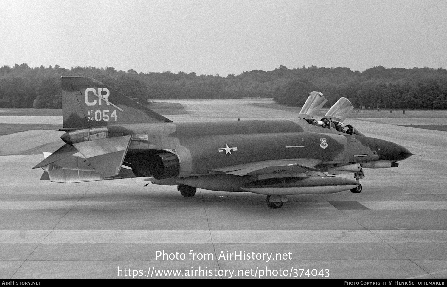 Aircraft Photo of 74-1054 / AF74-054 | McDonnell Douglas F-4E Phantom II | USA - Air Force | AirHistory.net #374043