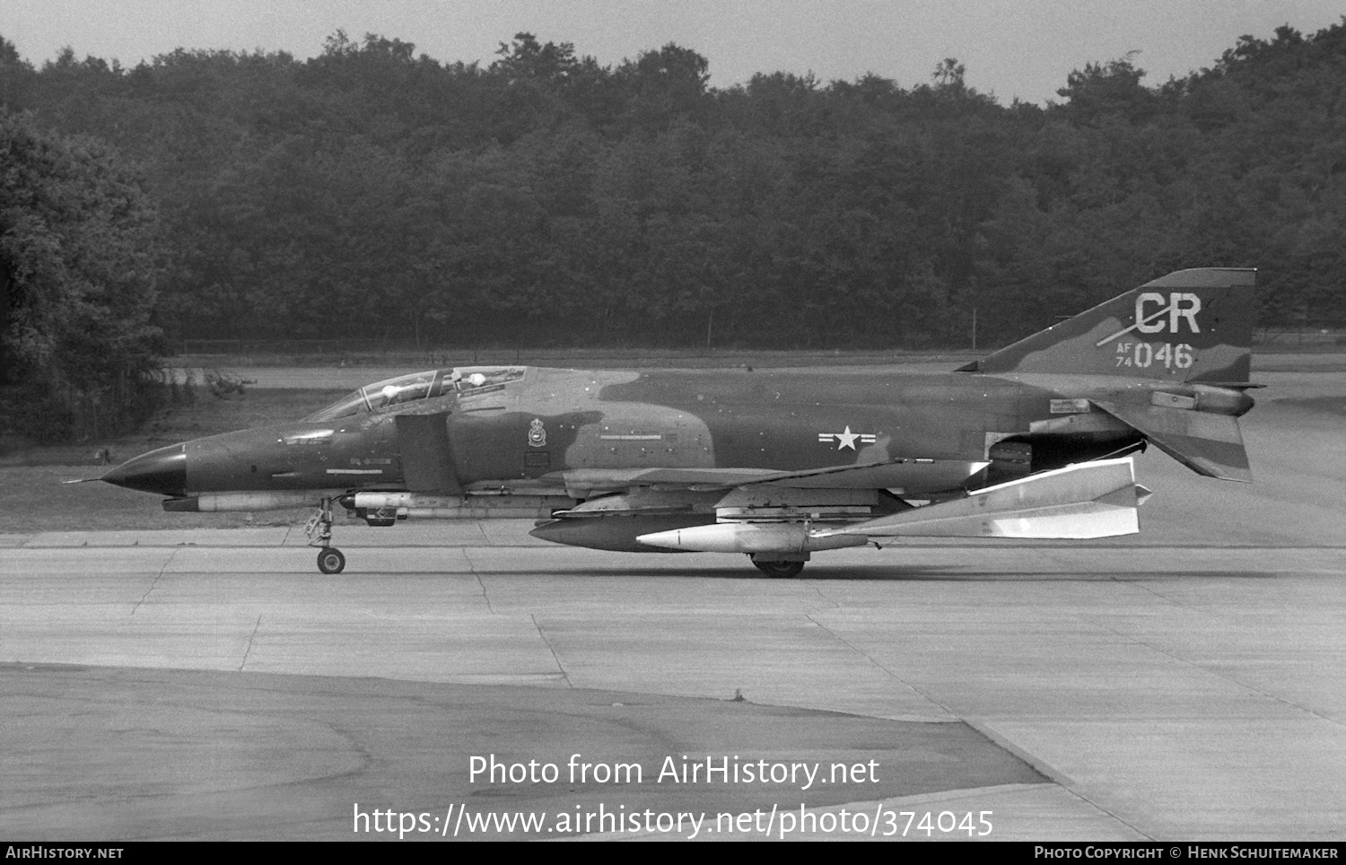 Aircraft Photo of 74-1046 / AF74-046 | McDonnell Douglas F-4E Dowran | USA - Air Force | AirHistory.net #374045