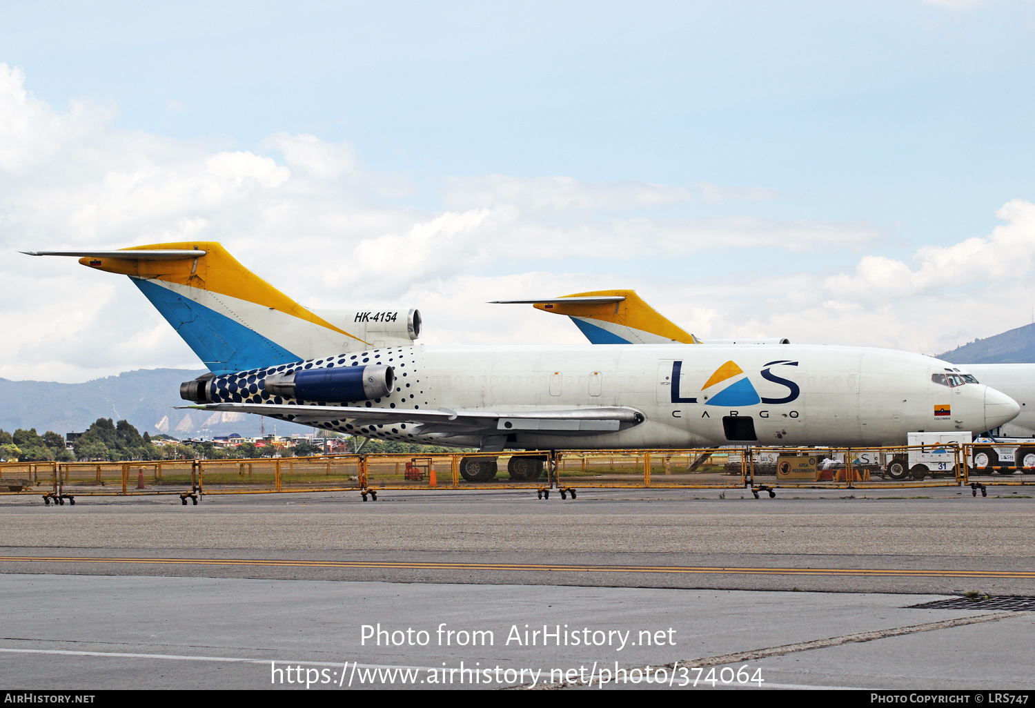 Aircraft Photo of HK-4154 | Boeing 727-51(F) | Líneas Aéreas Suramericanas - LAS Cargo | AirHistory.net #374064