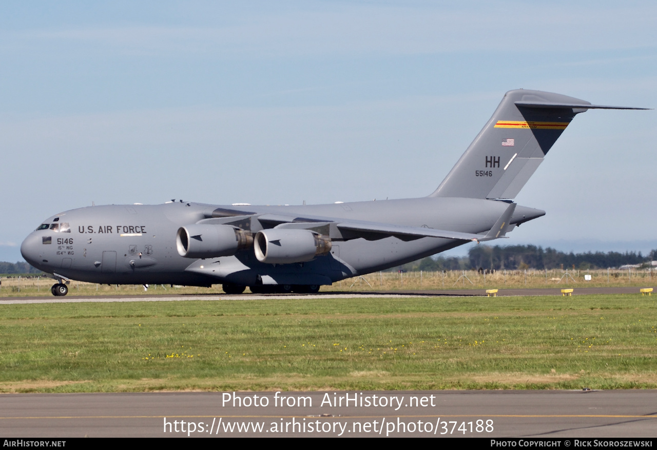 Aircraft Photo of 05-5146 | Boeing C-17A Globemaster III | USA - Air Force | AirHistory.net #374188