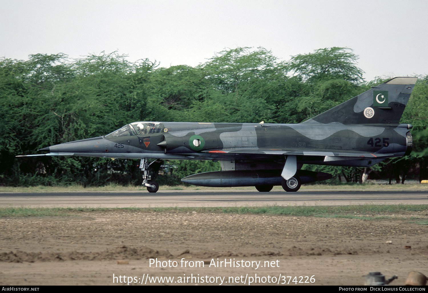 Aircraft Photo of 70-425 | Dassault Mirage 5PA | Pakistan - Air Force | AirHistory.net #374226