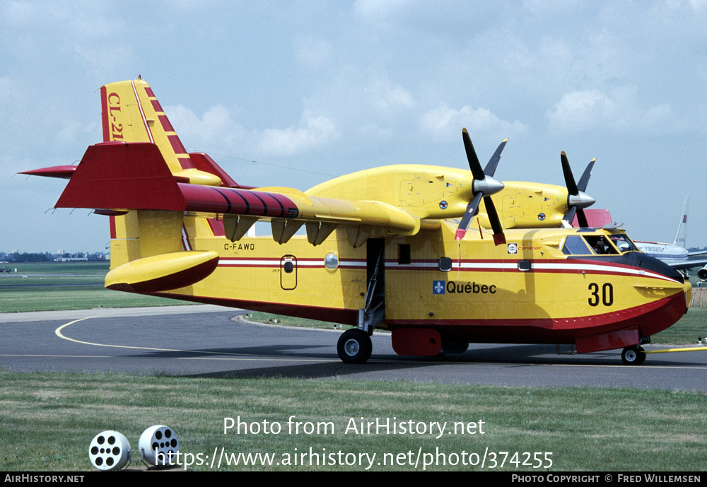 Aircraft Photo of C-FAWQ | Canadair CL-215T (CL-215-6B11 ...