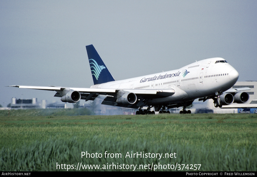 Aircraft Photo of PK-GSC | Boeing 747-2U3B | Garuda Indonesia | AirHistory.net #374257