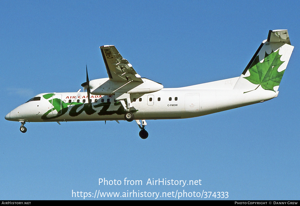 Aircraft Photo of C-FMDW | De Havilland Canada DHC-8-311Q Dash 8 | Air Canada Jazz | AirHistory.net #374333