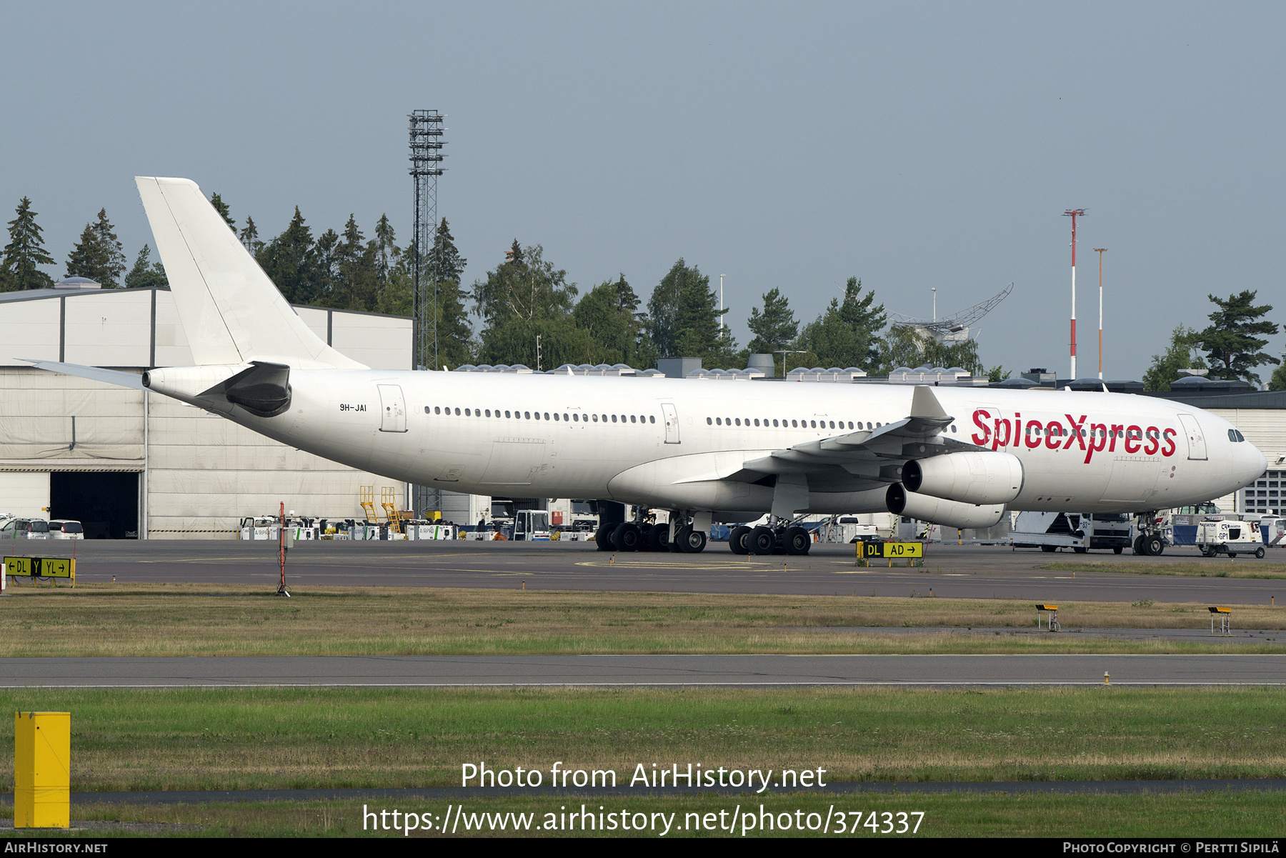 Aircraft Photo of 9H-JAI | Airbus A340-313 | SpiceXpress | AirHistory.net #374337