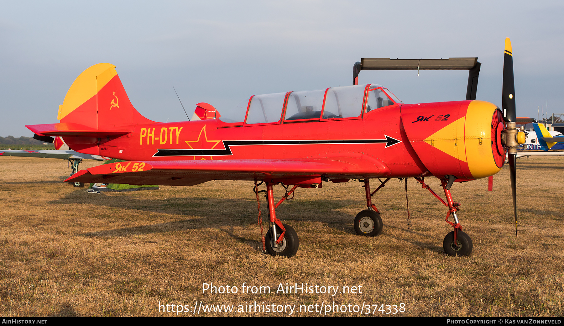 Aircraft Photo of PH-DTY | Yakovlev Yak-52 | Soviet Union - DOSAAF | AirHistory.net #374338